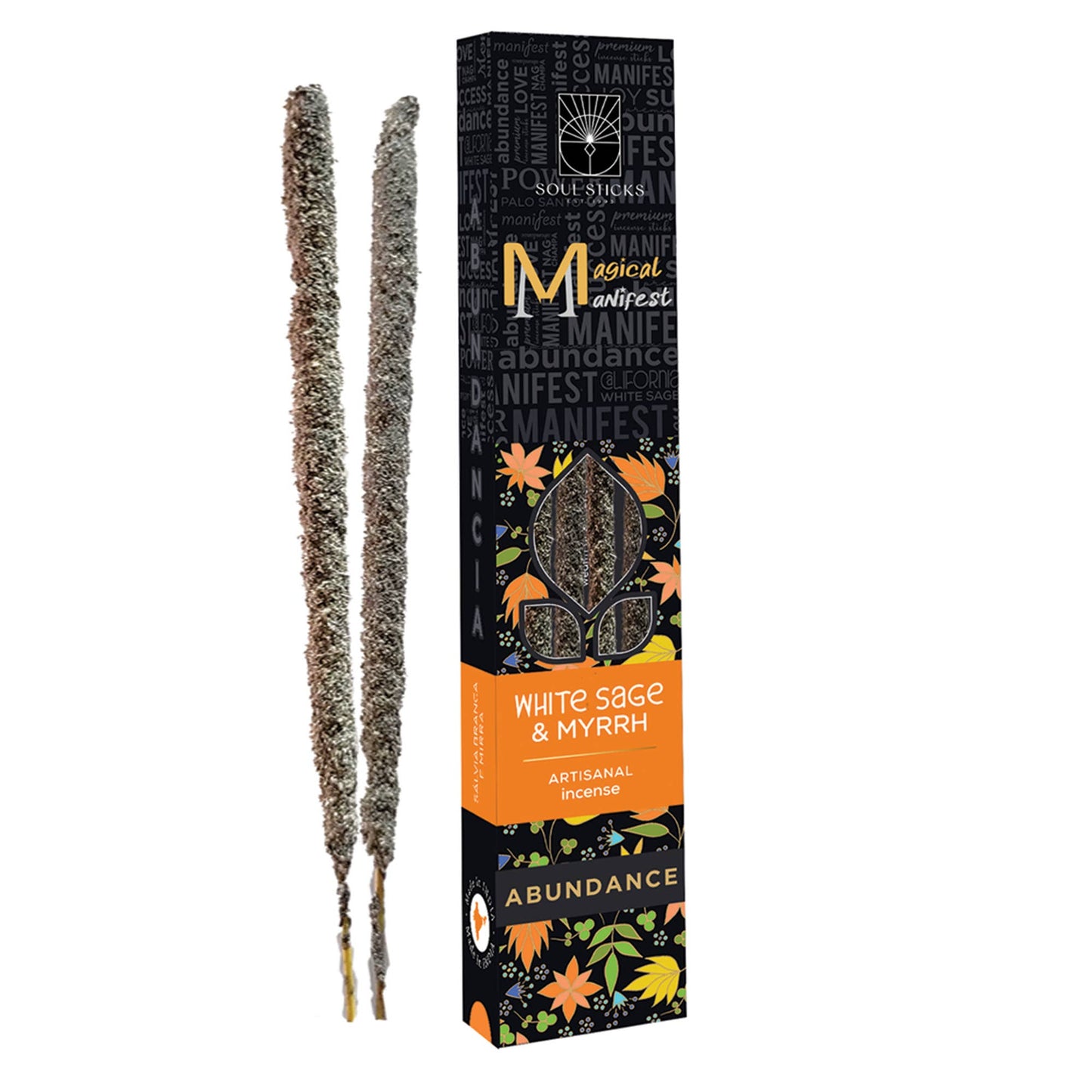 Designs by Deekay Inc. - Abundance White Sage Myrrh Magical Manifest Incense Sticks