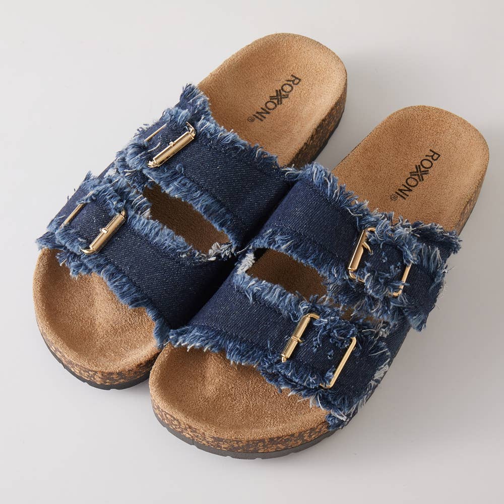 Women's Comfort Flat Sandals Double Buckle Adjustable Straps (Copy)