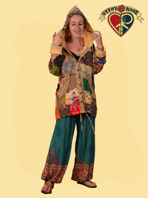 Gypsy Rose - Magic Carpet Ride Rayon Printed Harem Pants