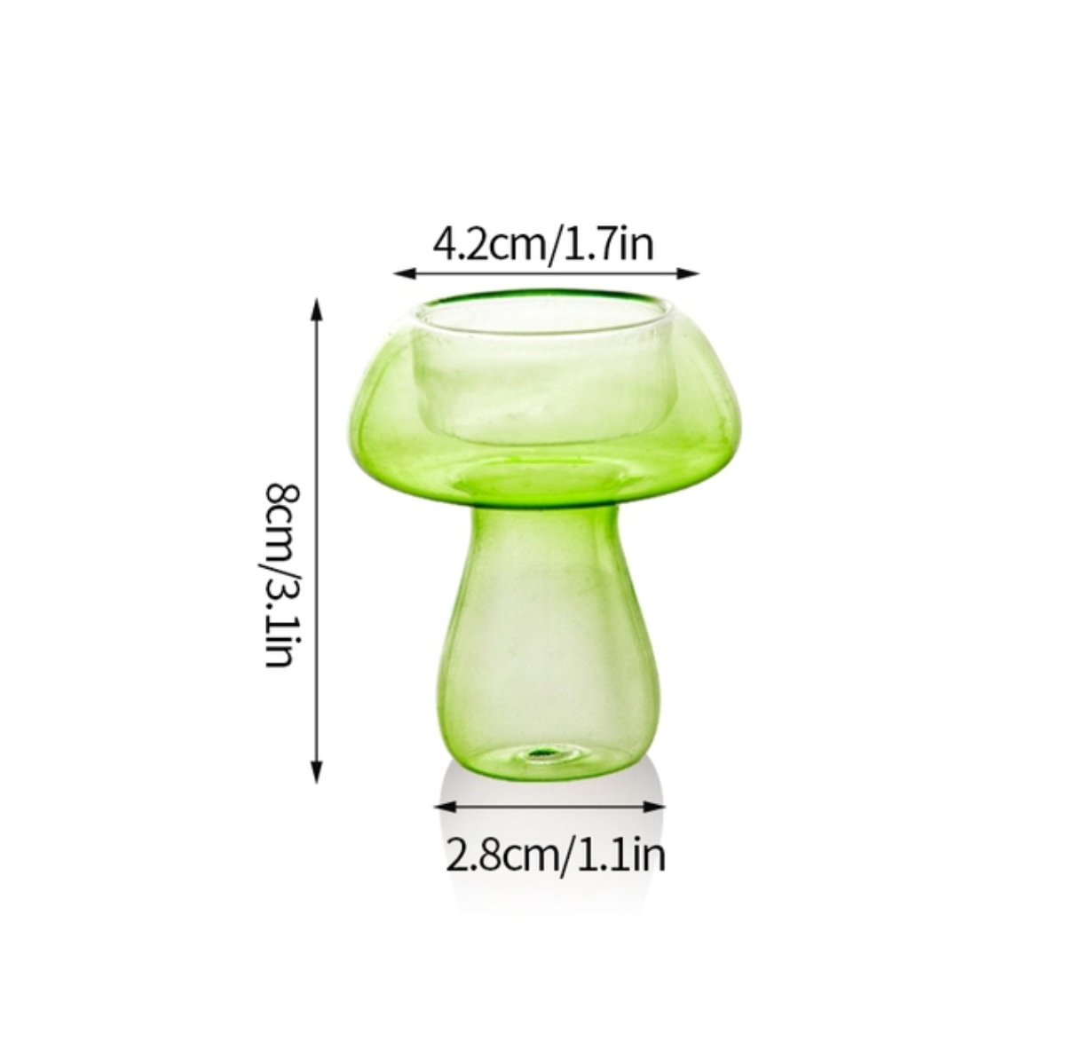 IVORE.GROUP - Dual Purpose Mushroom Shape Candle Holders / Vases