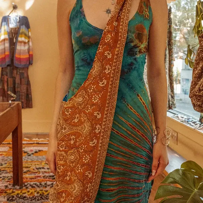 Mystery Reversible + Recycled Silk Crossbody Bag
