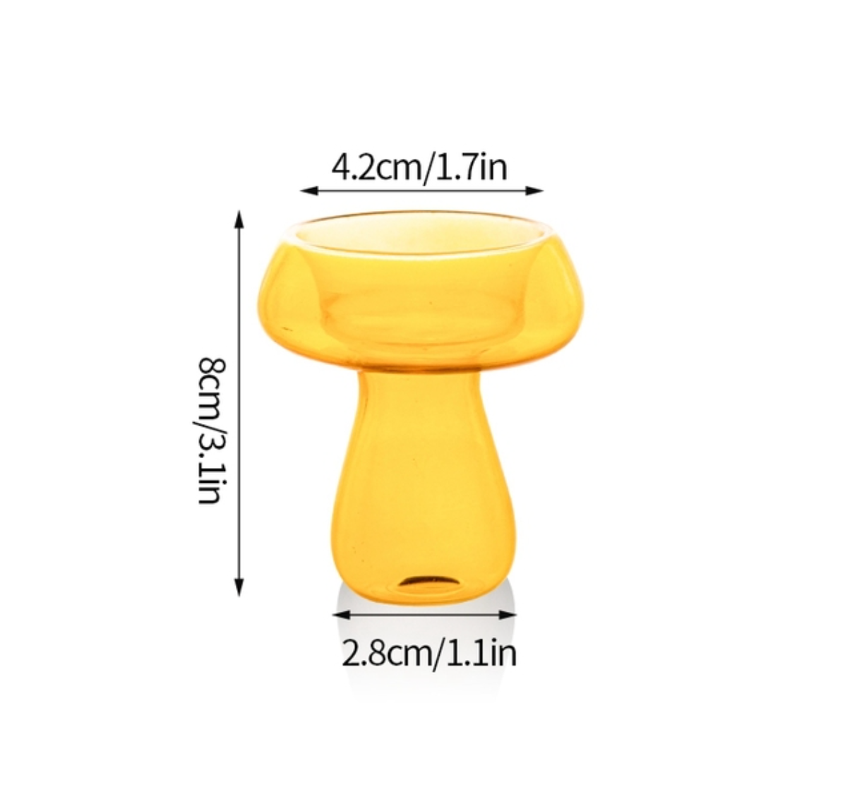 IVORE.GROUP - Dual Purpose Mushroom Shape Candle Holders / Vases