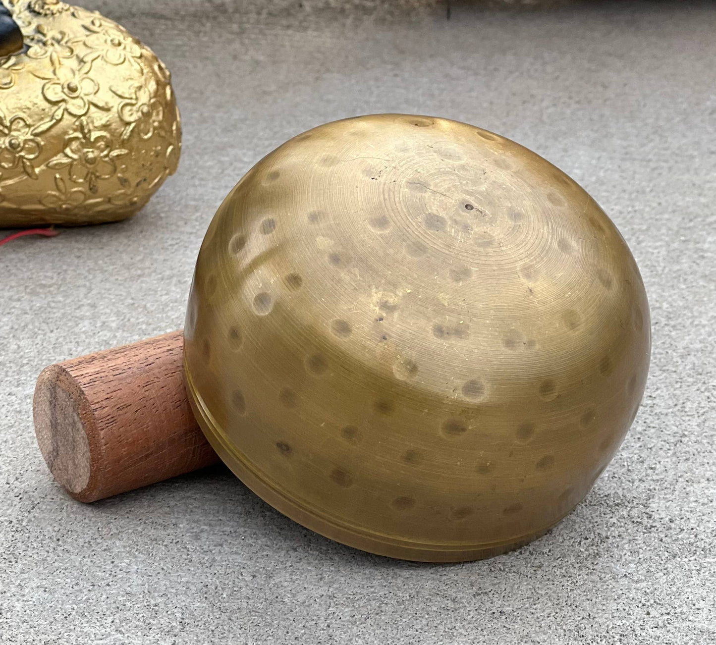 Tibetan Palm Size Singing Bowl Complete Set Meditation Yoga