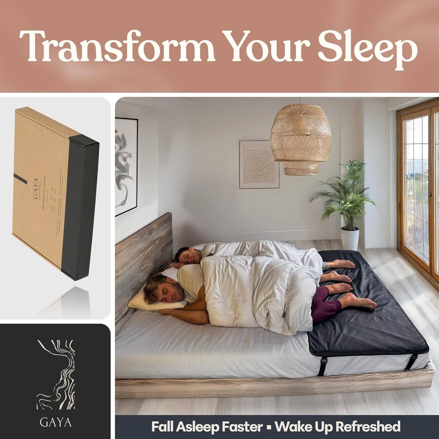 GAYA - Grounding Mat for Bed β Better Sleep & Inflammation, King