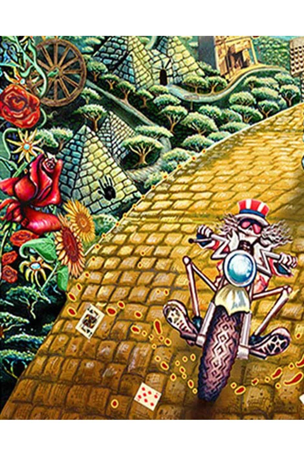 Heady Art Print Tapestry Grateful Dead Golden Road
