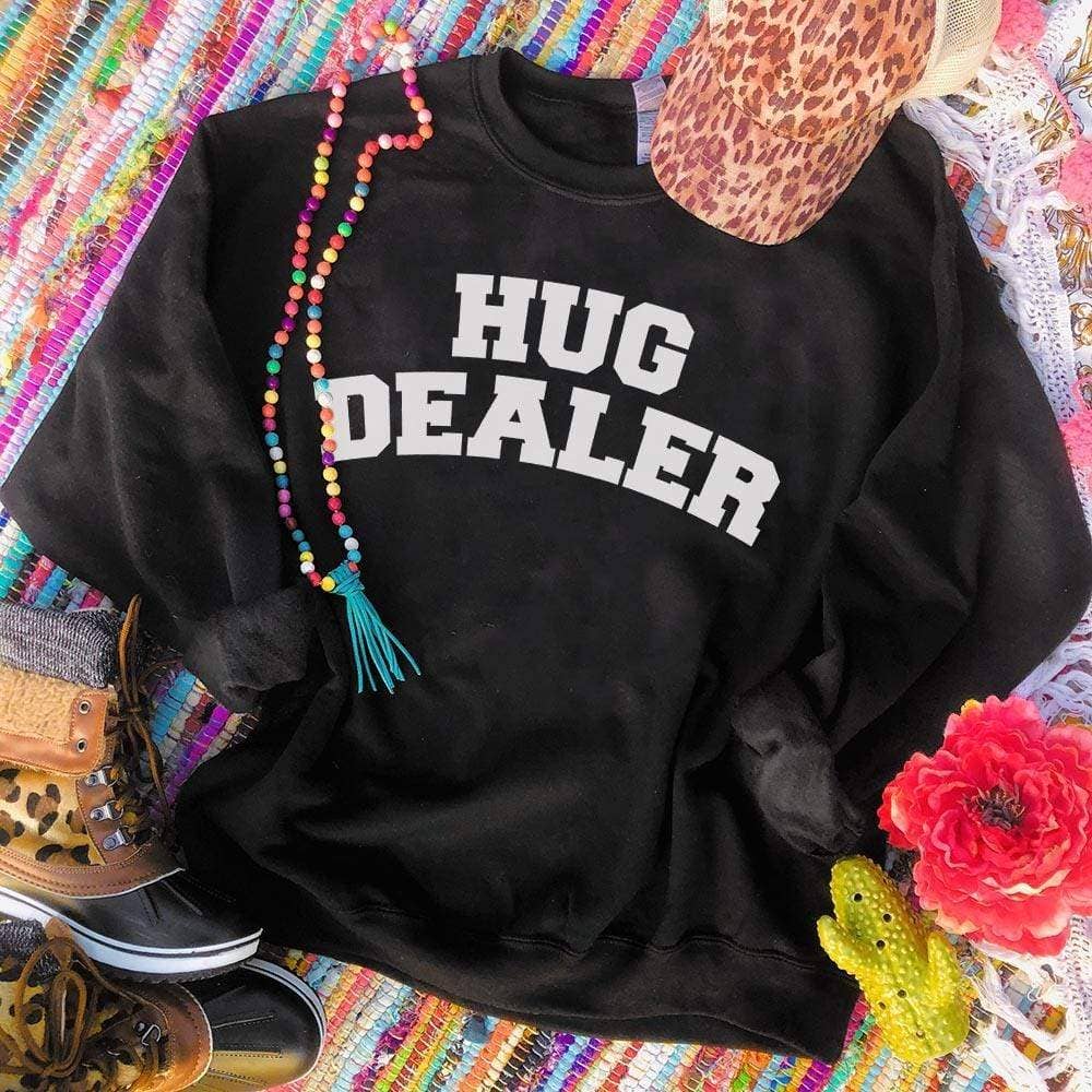 THE LATTIMORE CLAIM - Hug Dealer - Black Sweatshirt