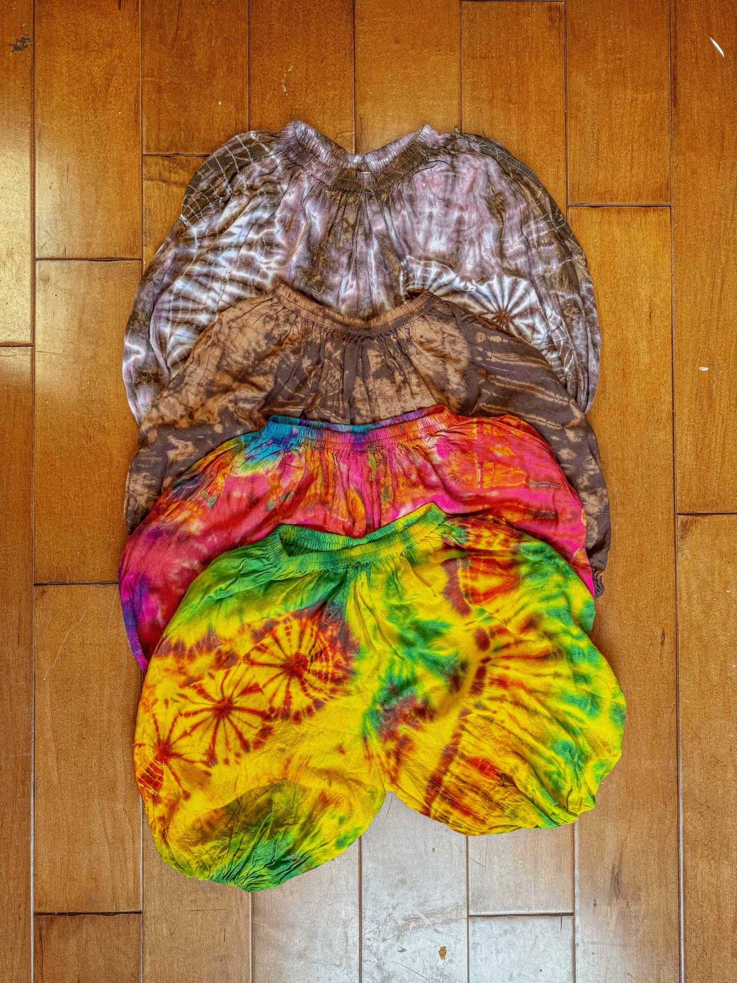 Baby Youth Kids Hippie Boho Tie Dye Pants, Children's Pants