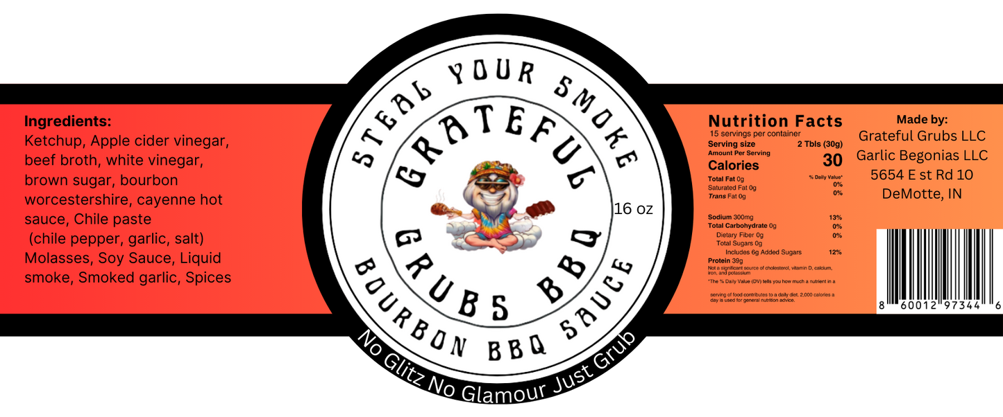 Steal Your Sauce BBQ Sauce 16oz