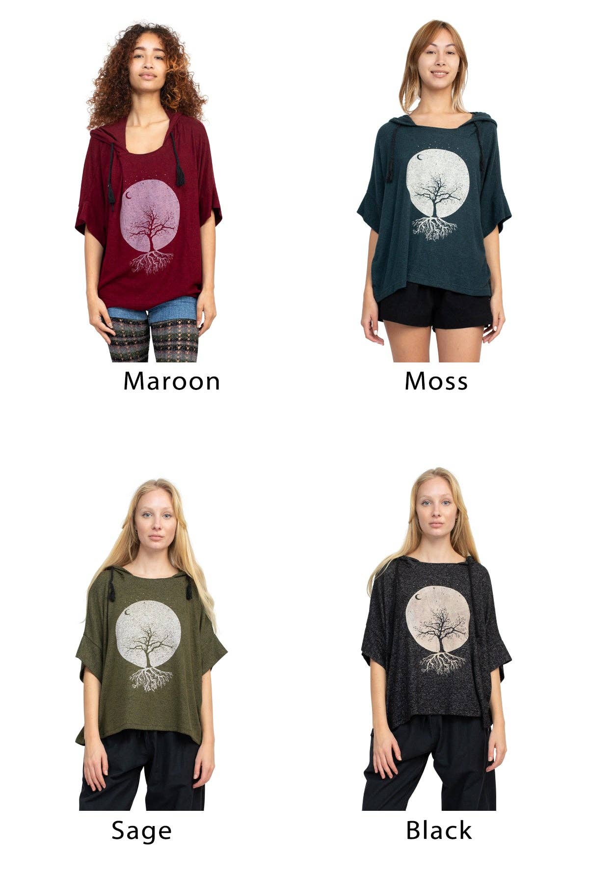 Lakhays Collection Inc. - Lunar Tree of Life Oversize Soft Sweater