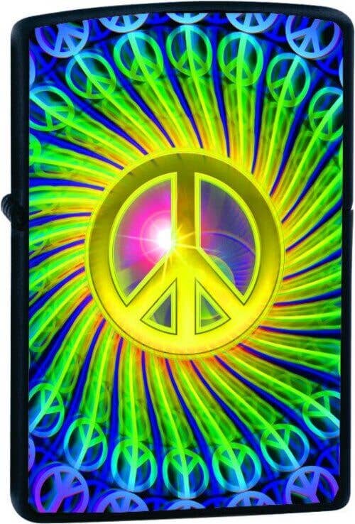 Scorpio Posters - Mo Peace Black Zippo Lighter