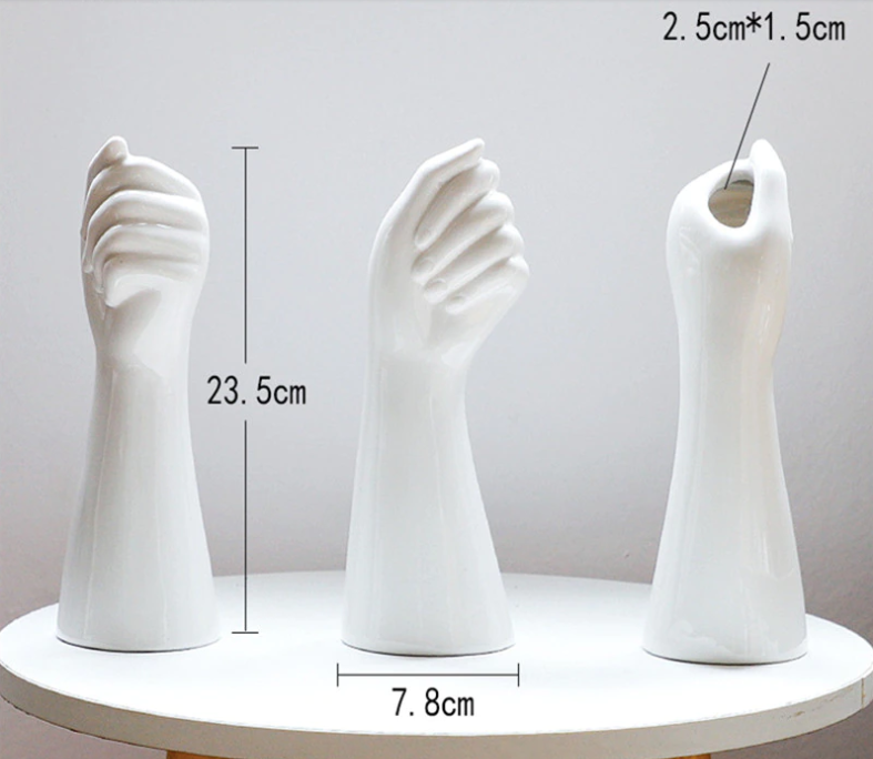 IVORE.GROUP - Ceramic Hand Shape Vase
