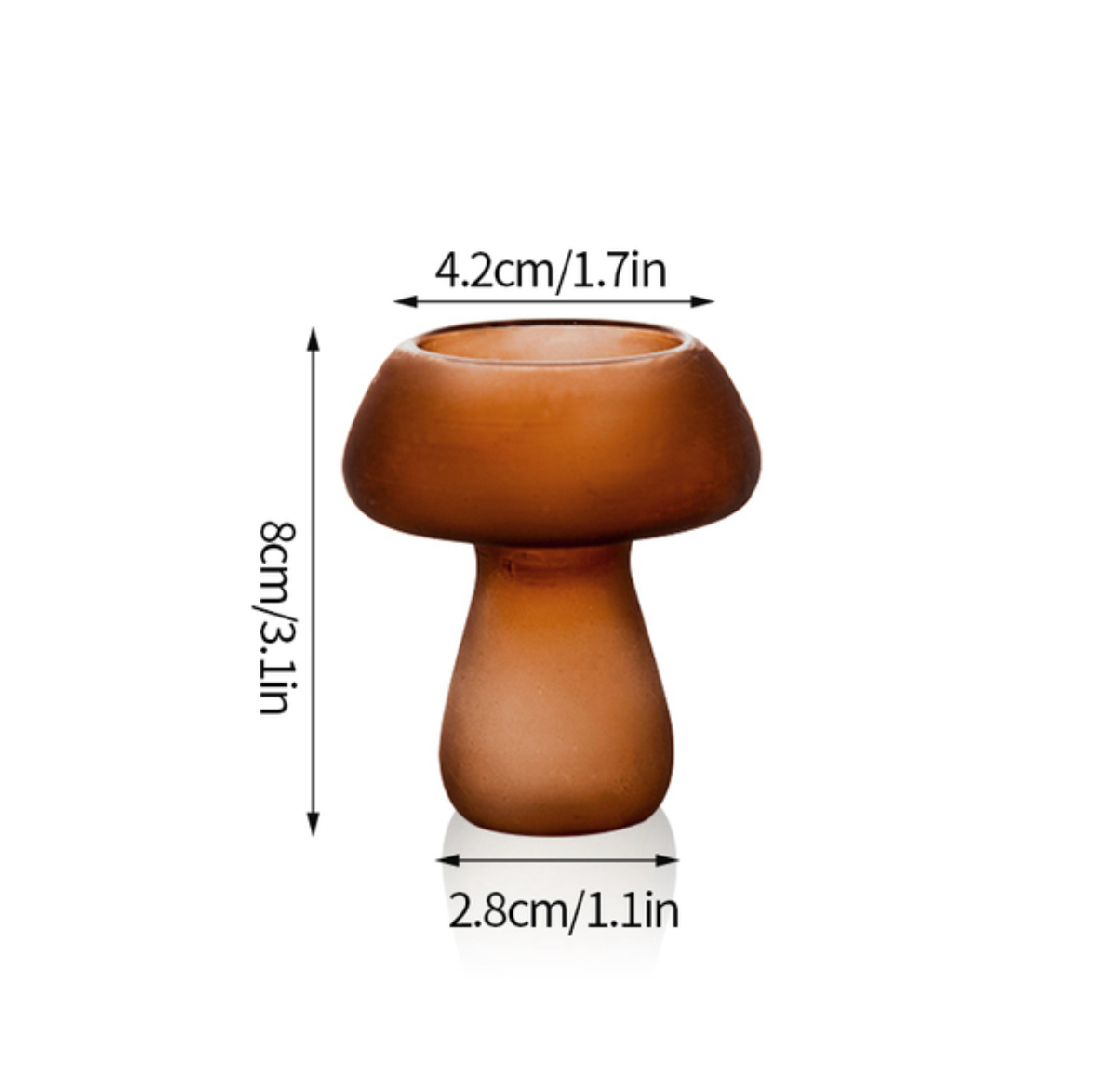 IVORE.GROUP - Dual Purpose Mushroom Shape Candle Holders / Vases