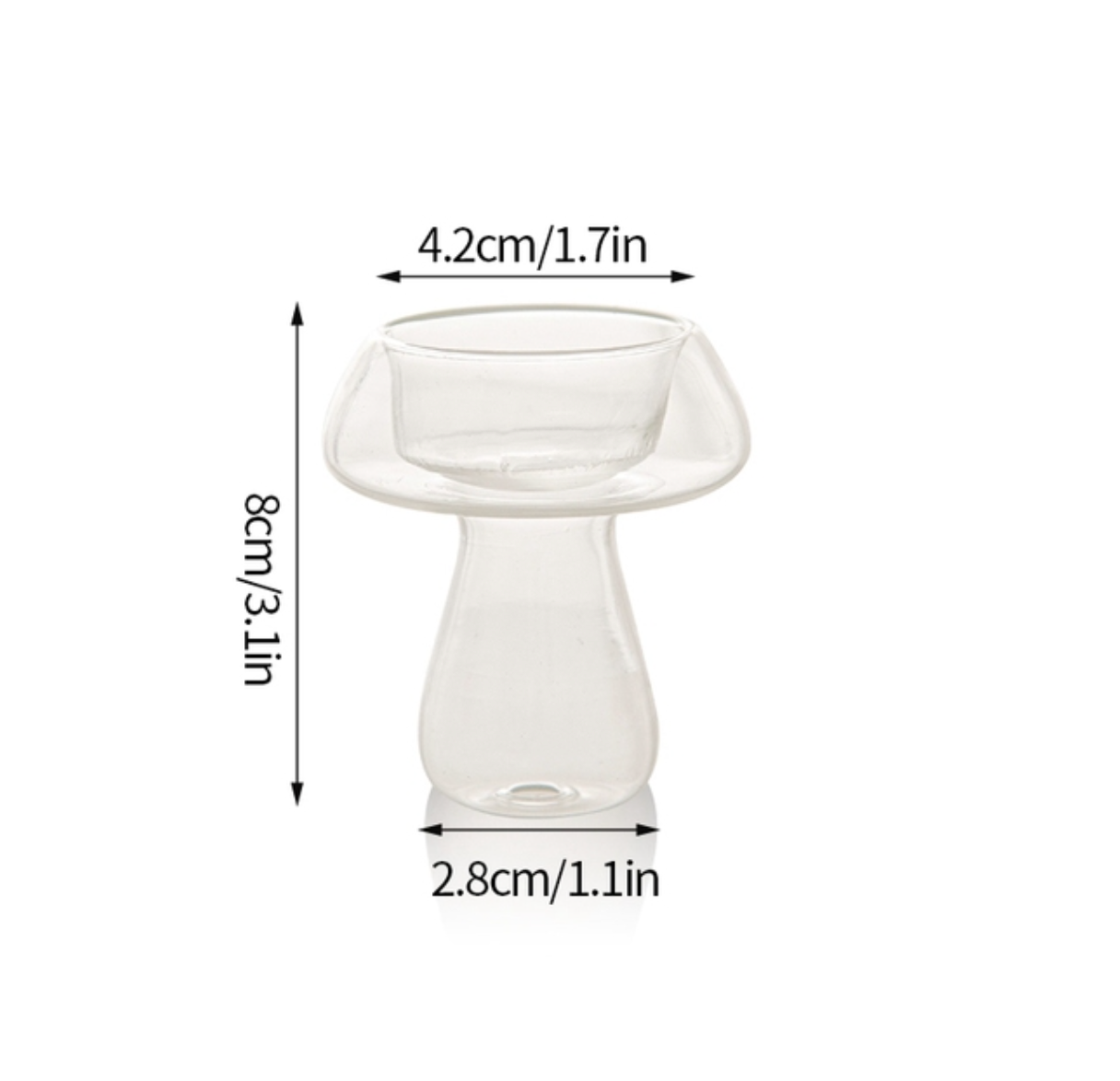 IVORE.GROUP - Dual Purpose Mushroom Shape Candle Holders / Vases
