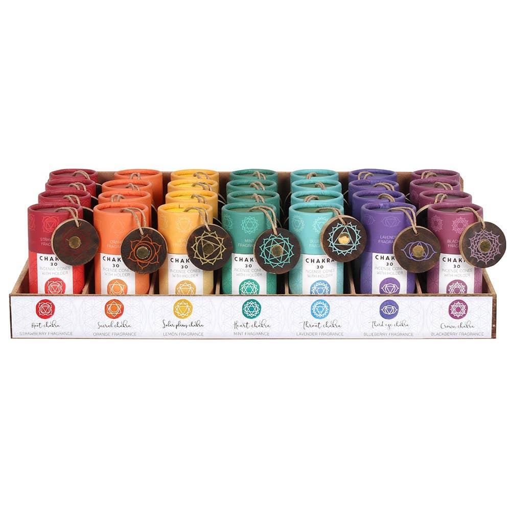 Seven Chakra Cone Incense