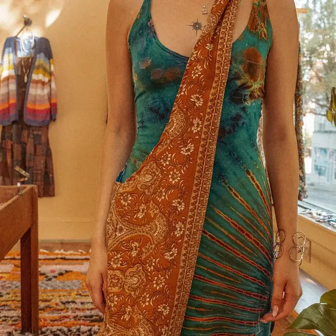 Mystery Reversible + Recycled Silk Crossbody Bag