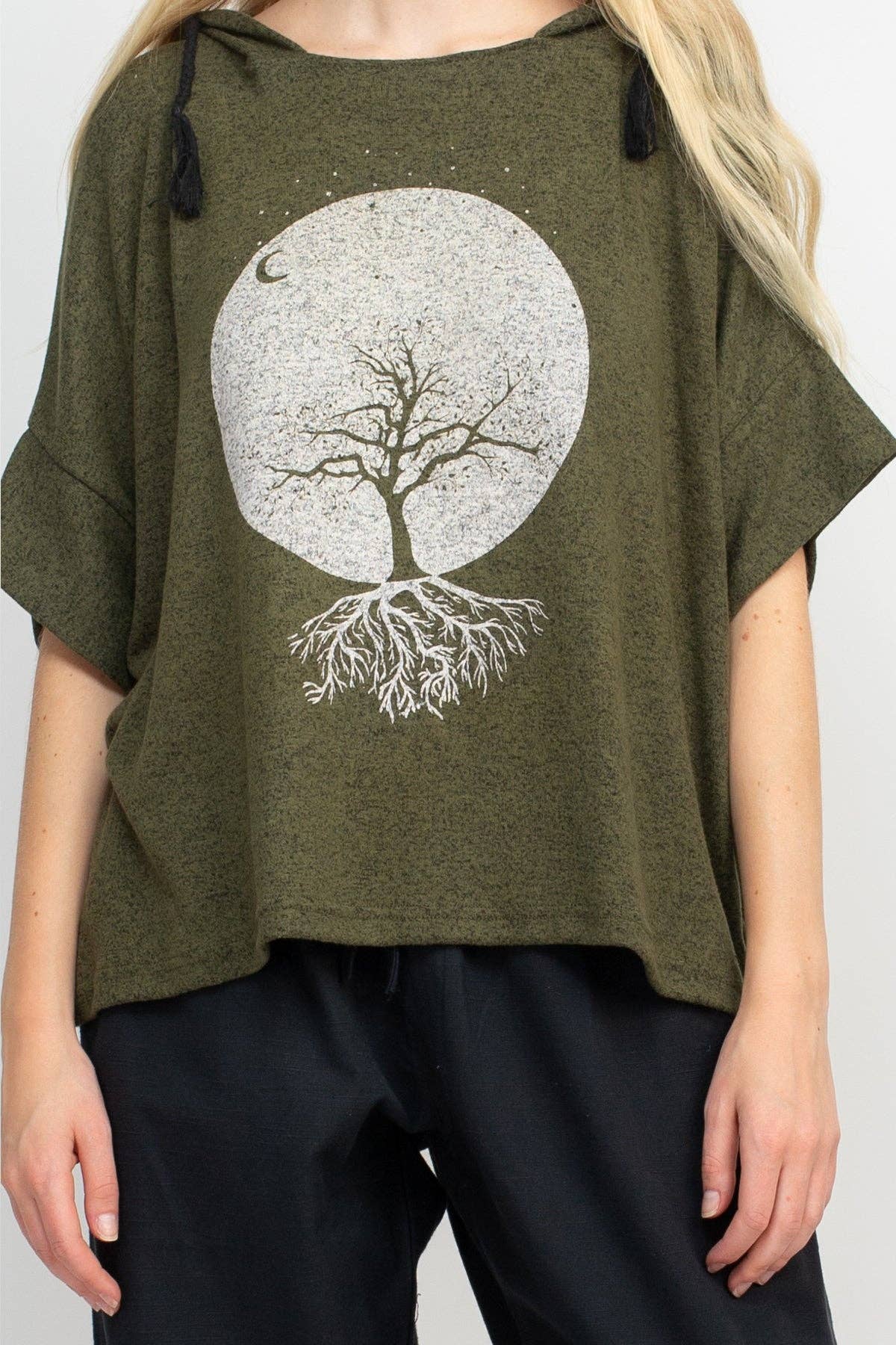 Lakhays Collection Inc. - Lunar Tree of Life Oversize Soft Sweater