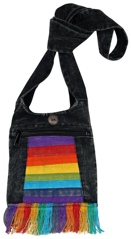 Foot Path Trading Co - Rainbow Fringe Bag