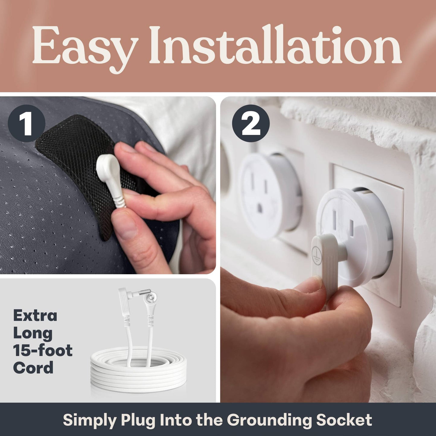 GAYA - Grounding Mat for Bed – Better Sleep & Inflammation, Queen