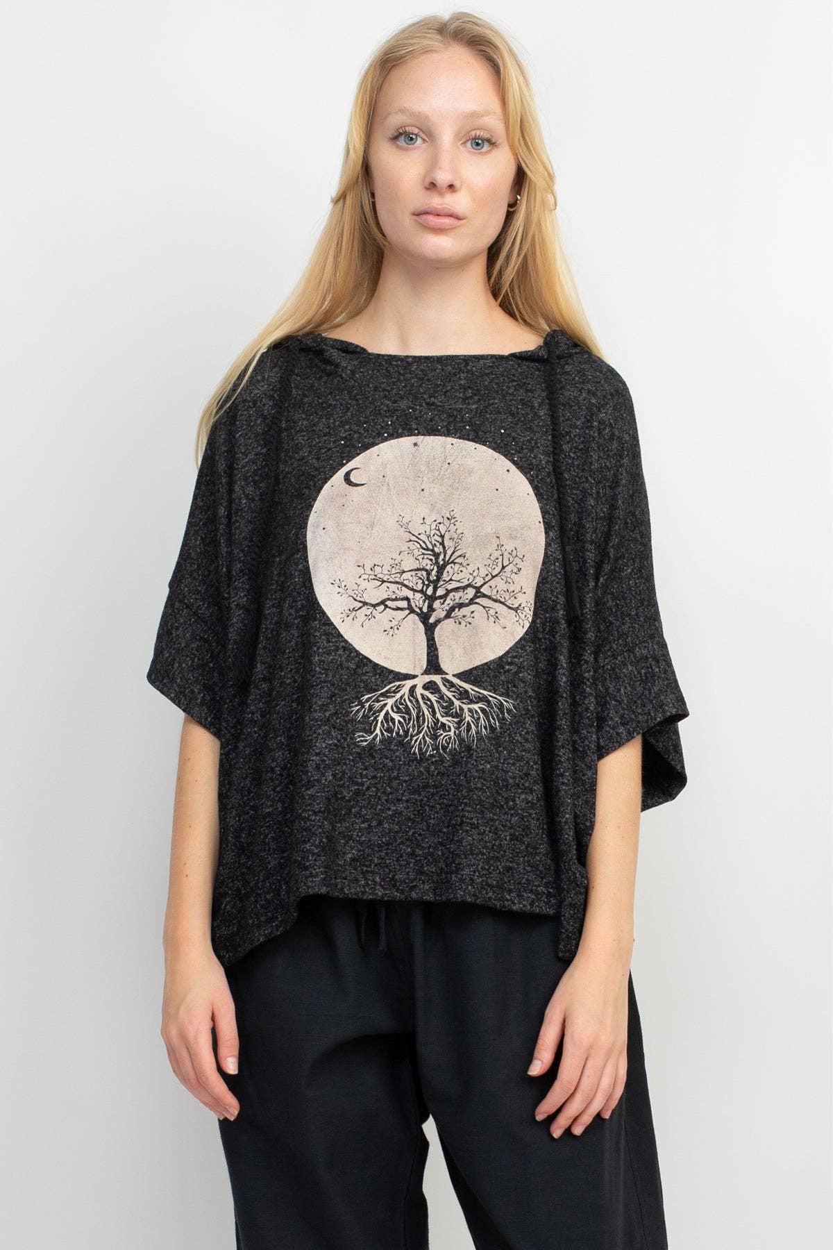 Lakhays Collection Inc. - Lunar Tree of Life Oversize Soft Sweater