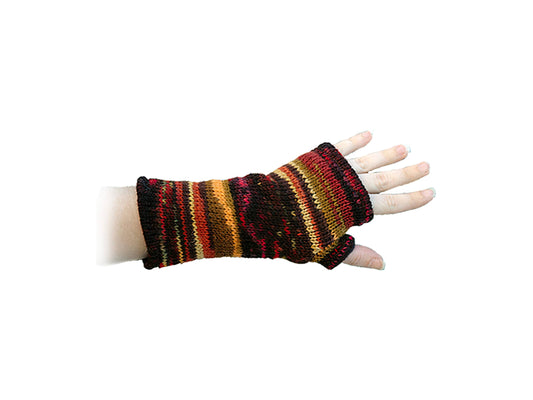 Gypsy Rose - WOOL HANDWARMERS WITH FLEECE LINING