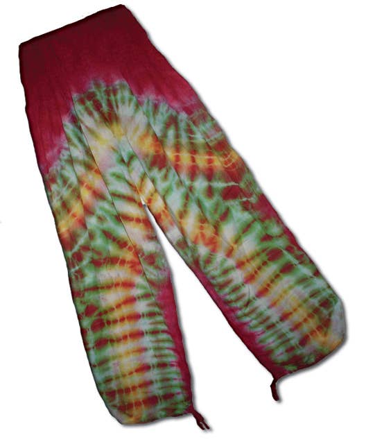 Tie Dye Pants With Pockets