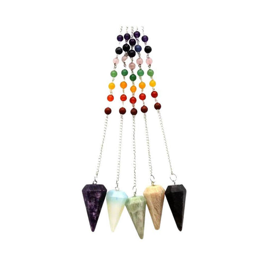 Earths Elements Wholesale - Pendulum - Chakra with Beads