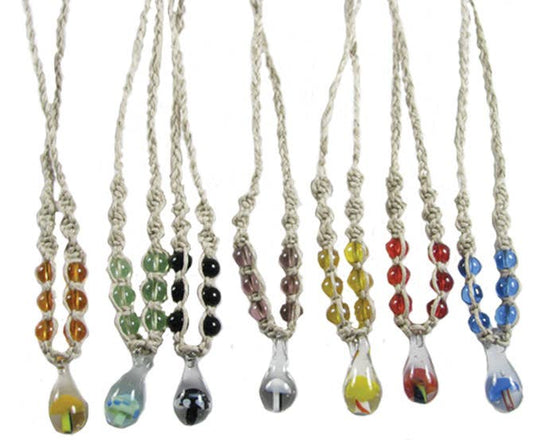 Magic Touch Corp - Small Glass Mushroom Necklace