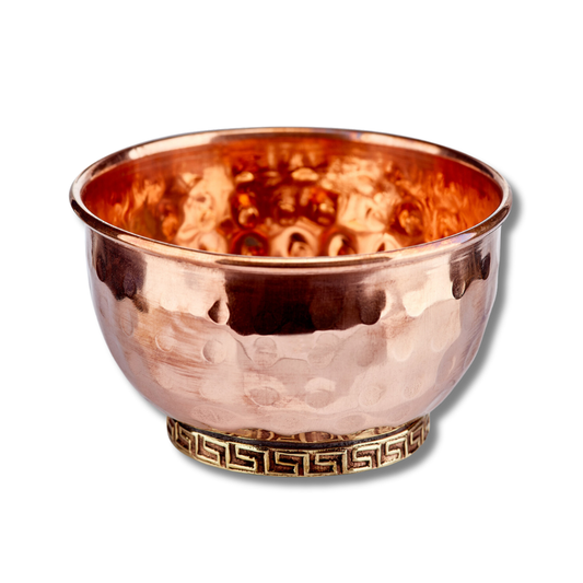 Copper Bowl - Plain, Natural Finish