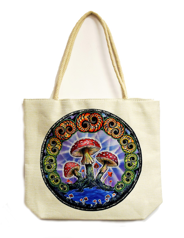 Fantasy Gifts - Mushroom Jute Bag