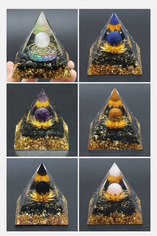 Gypsy Soul - Crystal Sphere Orgonite 6cm - Assortment 8 pcs