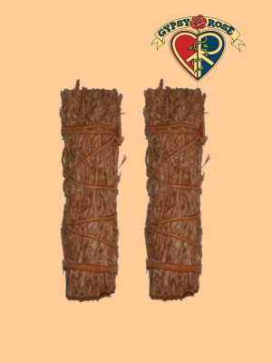 Gypsy Rose - Sandalwood 4 Inch Smudge Stick