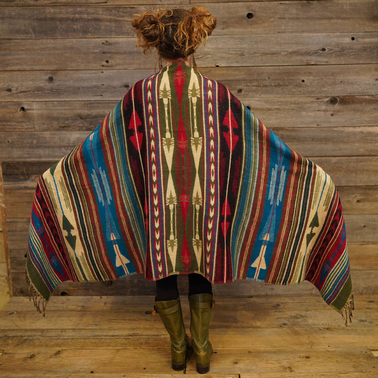 Jayli Clothing - Acrylic Wool Blend Shawl Super Soft To The Touch