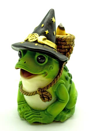 Fantasy Gifts - Mystical Frog Backflow Incense Burner