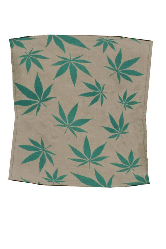 Jayli Clothing -  Cotton Pot Leaf Cushion Cover 10x10