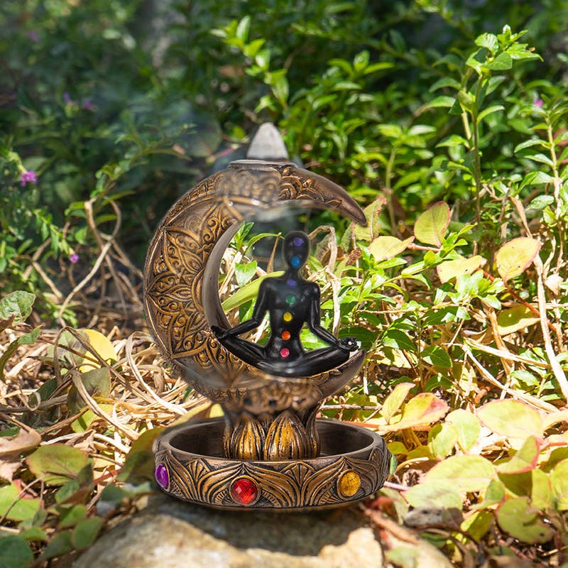 15399 Chakra Backflow Incense Holder