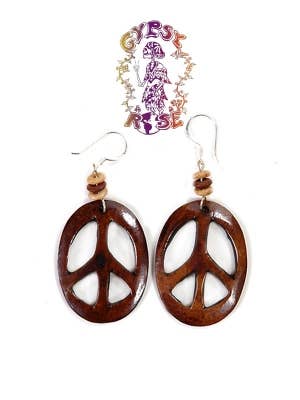 Gypsy Rose - BONE PEACE EARRINGS