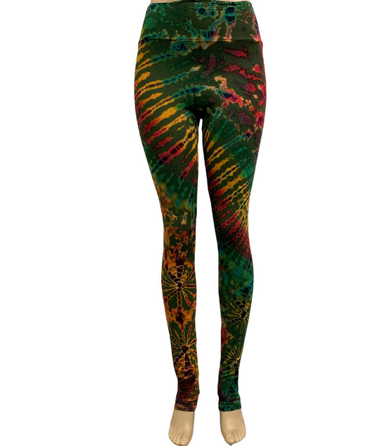 Rising International Inc - Rayon Tie Dye Leggings Wholesale (KTN2082)