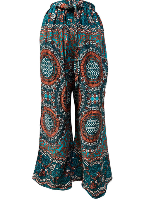 Rising International Inc - Rayon Multi  Mandala Palazzo Pant KTY423