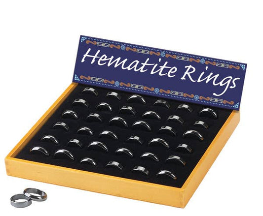 Benjamin International - 6mm Hematite Ring - Flat