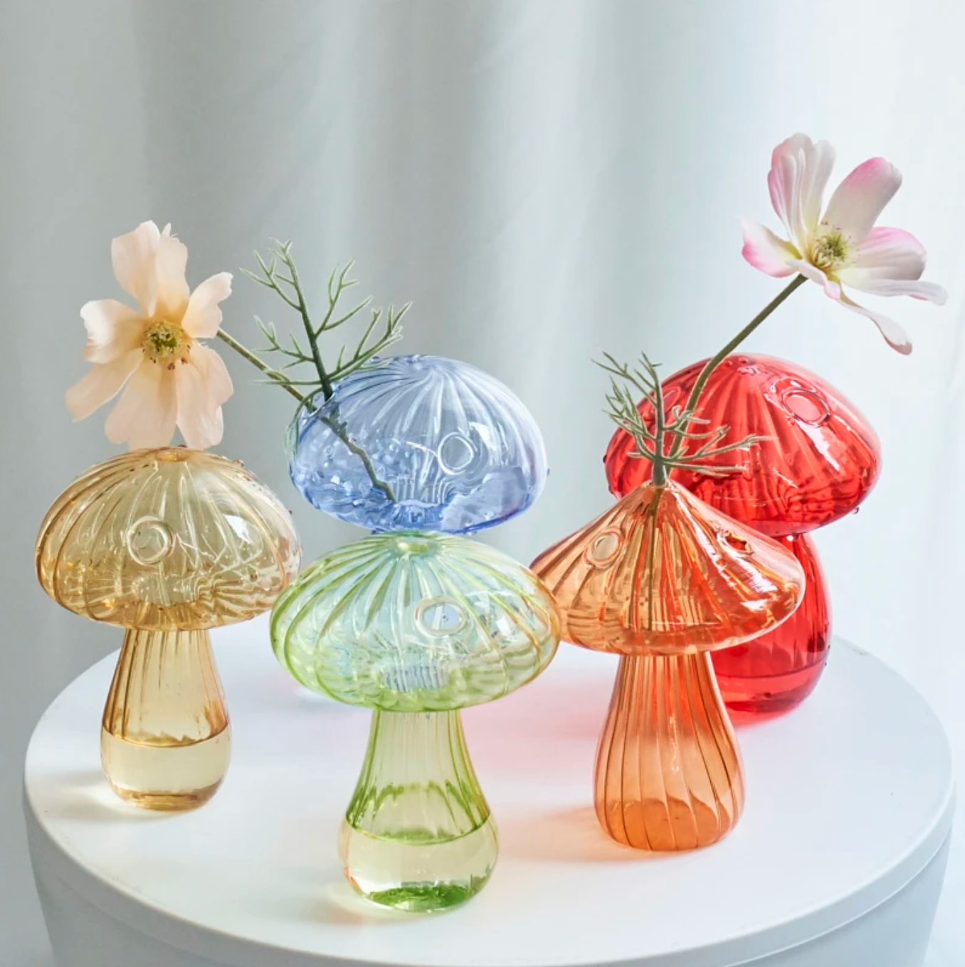 IVORE.GROUP - Mini Glass Mushroom Bud Vase