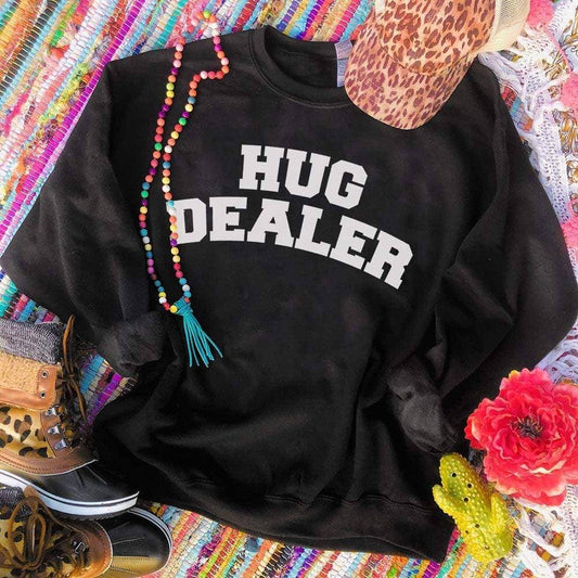 THE LATTIMORE CLAIM - Hug Dealer - Black Sweatshirt