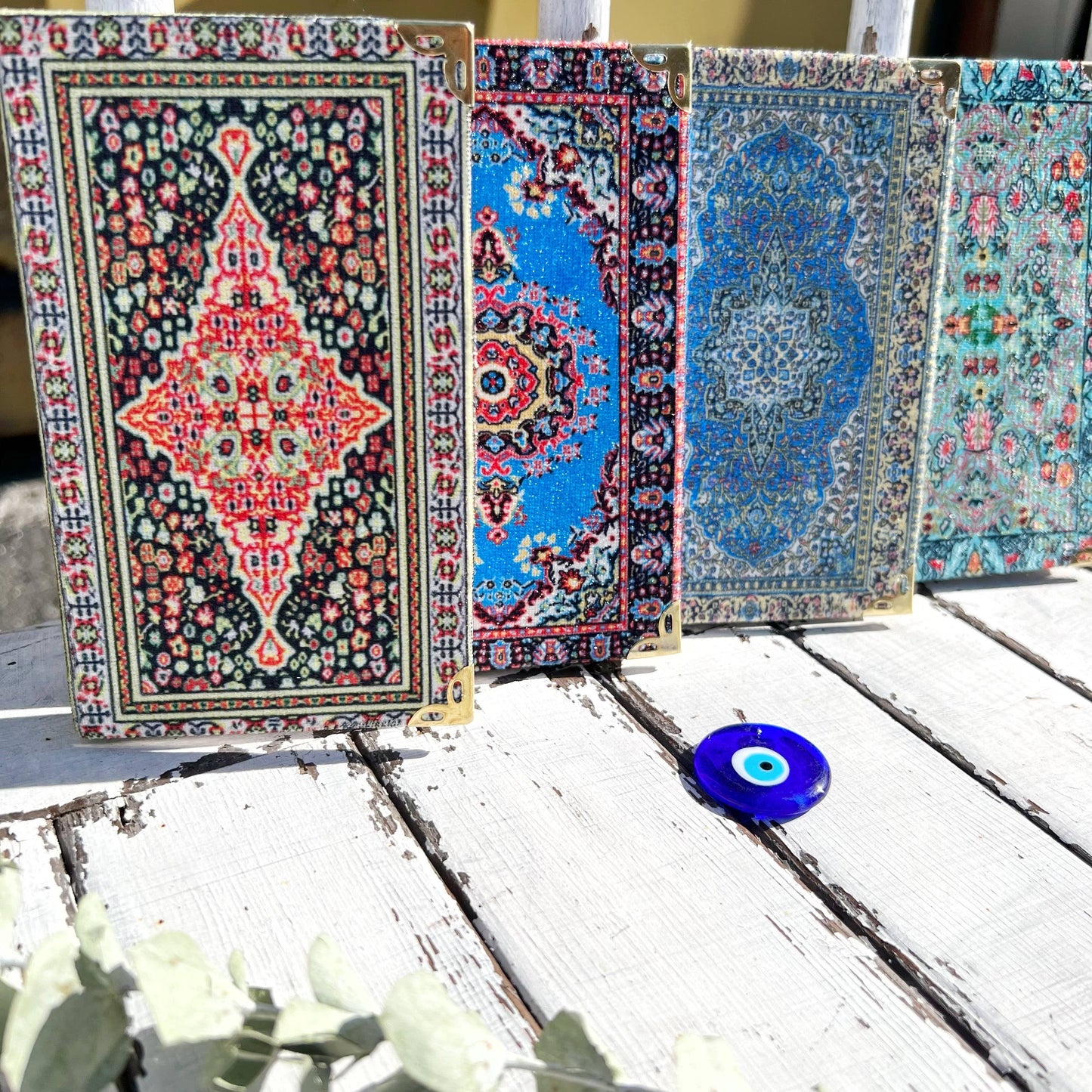 Gypsy Soul - Magical Rug Kilim Design Bohemian Journal - Assortment 8 Pcs
