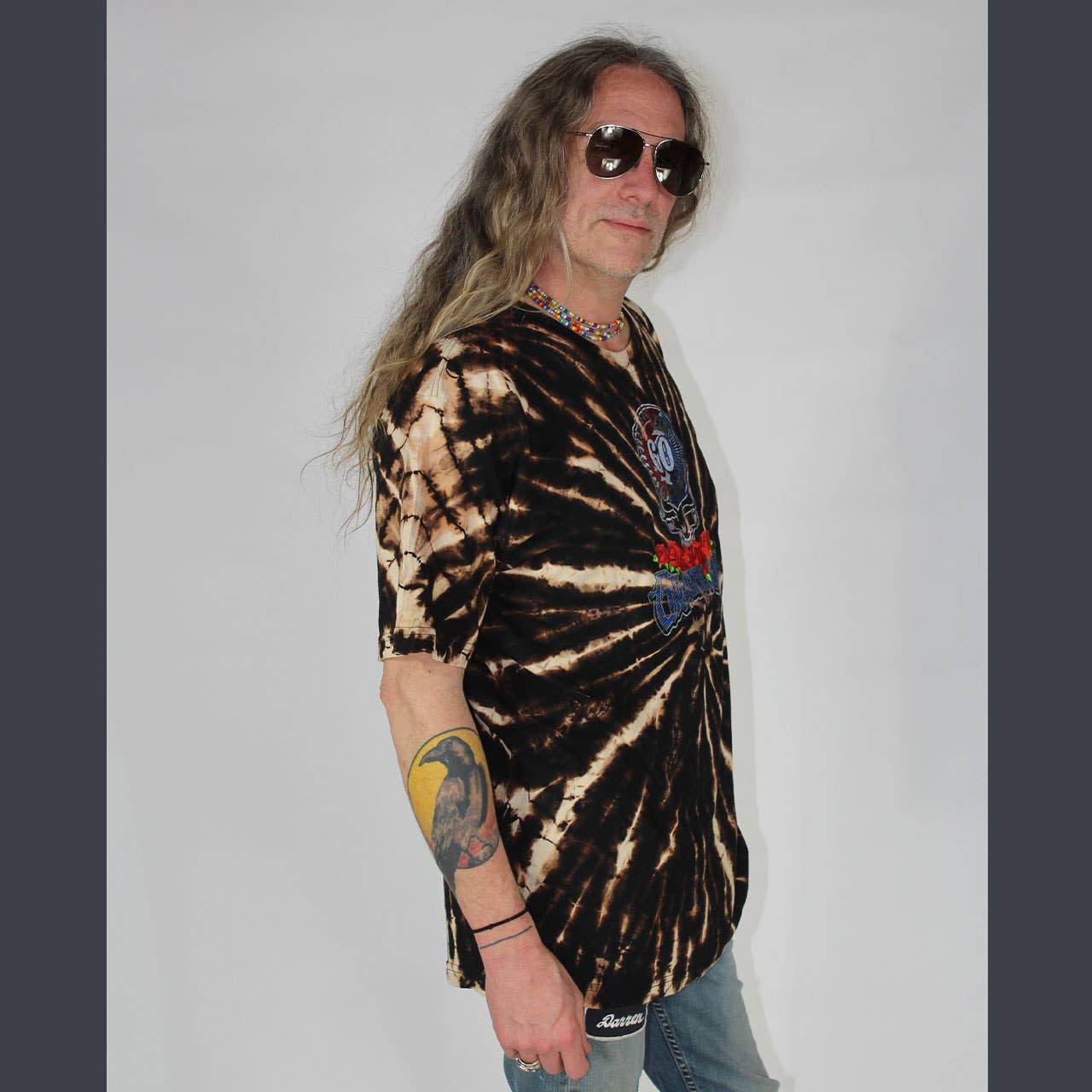 Jayli Clothing - 60TH T-SHIRT Cotton Tie Dye Uni-sexT-Shirt w/ Grateful Dead