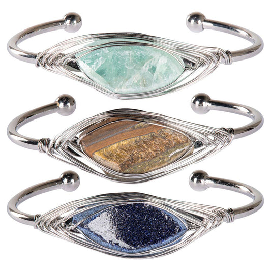 Benjamin International - WIRE WRAP BANGLE BRACELETS