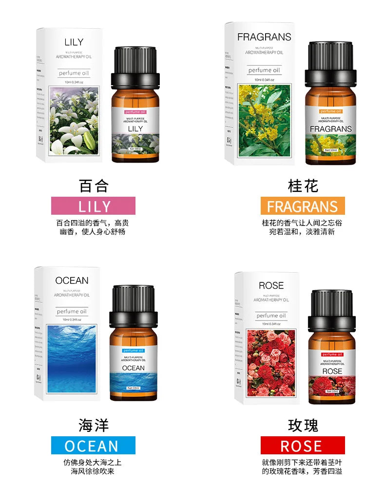 10ml Aromatherapy Candle Essential Oil Water Soluble Lavender Rose Candle Essential Oil Candle Making