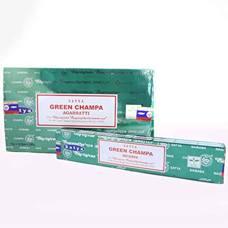 Designs by Deekay Inc. - Satya - Green Champa Incense Sticks (15 g.)