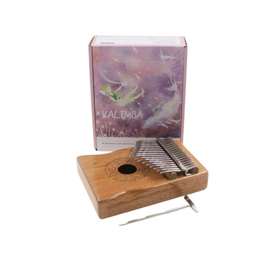Earths Elements Wholesale - Kalimba 17 Key Thumb Piano - Mahogany