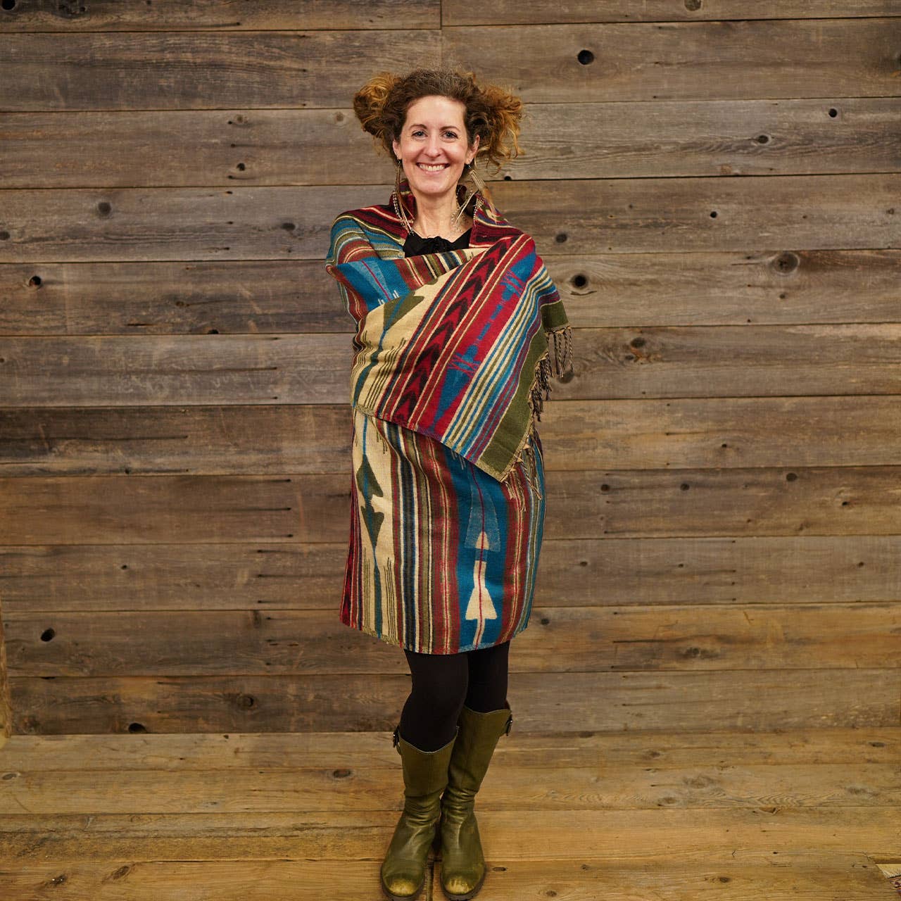 Jayli Clothing - Acrylic Wool Blend Shawl Super Soft To The Touch