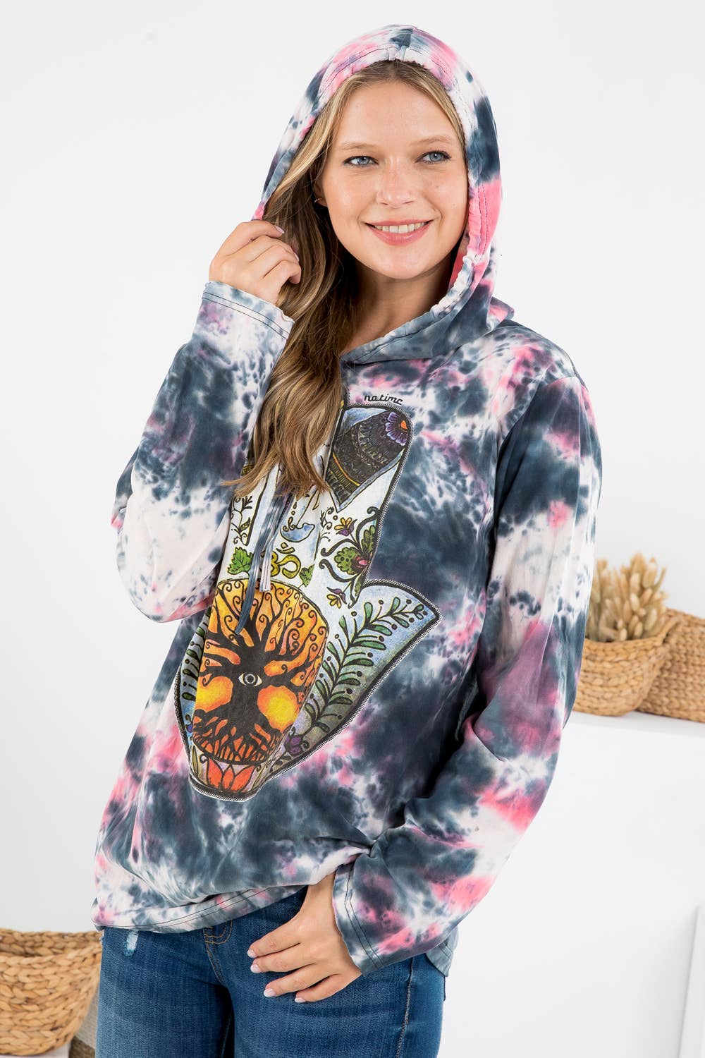Kathmandu Imports - Tie-dye Hoodie (TH-1563)