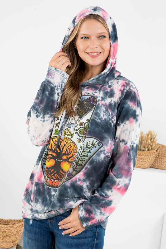 Kathmandu Imports - Tie-dye Hoodie (TH-1563)